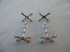 1830 quality pair of William 1V Knife rests by the Barnards 86 grams
