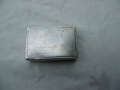 1833 Fine Nathaniel Mills snuff box , clear hallmarks and lovely decoration 65g
