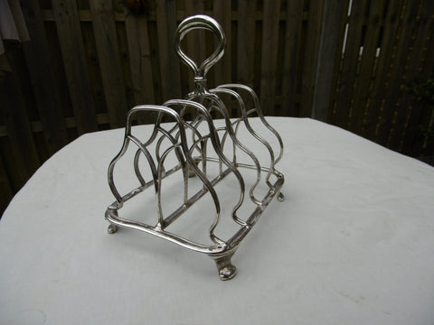 1836 fine Paul Storr William 1V Toast Rack 315g