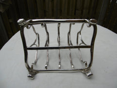 1836 fine Paul Storr William 1V Toast Rack 315g
