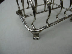 1836 fine Paul Storr William 1V Toast Rack 315g