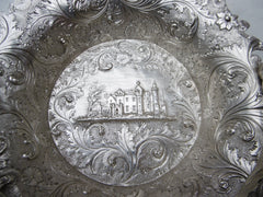 1837 rare Castle top silver basket of Abbotsford house by Taylor and Perry 100 grams