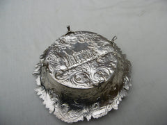 1837 rare Castle top silver basket of Abbotsford house by Taylor and Perry 100 grams