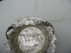 1837 rare Castle top silver basket of Abbotsford house by Taylor and Perry 100 grams