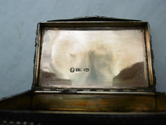 1840 fine Nathaniel Mills snuff box with historic Oddfellows inscription for Hexham 135g