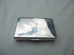 1854 stunning large snuff or tobacco box by Rawlings and Summers great crest 160g