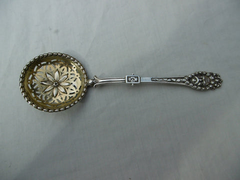 1866 beautiful Victorian sifter ladle, great detail see photos