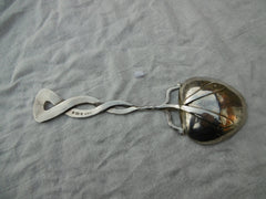 1900 rare large Liberty silver spoon by Oliver Barker 67 grams