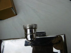 1940 fine Scottish silver hip flask by Hamilton and Inches in original box