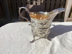 1750 beautiful rare George 11 Irish Helmet style cream jug 140 grams