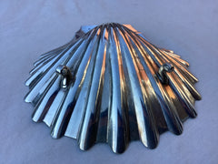 1807 lovely Georgian large silver butter shell by T Robins 113 grams
