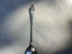 1700 rare provincial dognose snuff spoon by maker PP