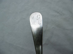 1720 very rare Aberdeen rat tail tablespoon by Alexander Forbes 60g