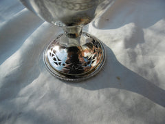 1790 very pretty Georgian silver swing handled basket by William Plummer