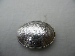 1710 beautiful Queen Anne silver snuff box with great Armorial crest 32g