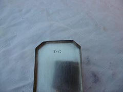 1720 very nice Georgian silver snuff box, good decoration 56g