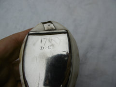 1740 fine large Silver mounted Cowie shell dated 1740 100g