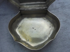 1750 fine Georgian George 11 silver snuff box 65 grams