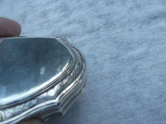 1750 fine Georgian George 11 silver snuff box 65 grams