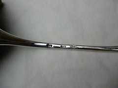 1750 impressive George 11 Rococo soup ladle with stunning Armorial 165g