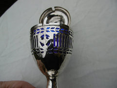1790 very pretty Irish Adam style Mustard pot see photos with liner