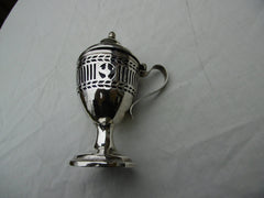 1790 very pretty Irish Adam style Mustard pot see photos with liner