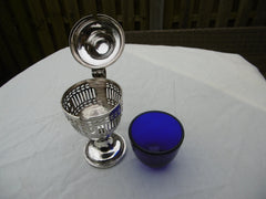 1790 very pretty Irish Adam style Mustard pot see photos with liner