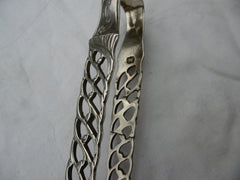 1770 fine pair of Georgian cast sugar tongs by RM 40 grams