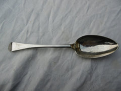 1807 very good Georgian Channel Islands Jersey tablespoon by G Mauger dated 1807