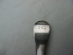 1760 fine quality Georgian Channel Islands Jersey tablespoon by Jean Gavey 63g