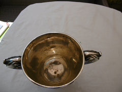 1750 rare Georgian Irish silver cup by William Townsend nice crest 390g