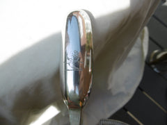 1740 lovely Georgian silver Irish marrow scoop with Lion crest 60g