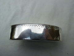 1800 rare Fine Irish silver snuff box by FBS wonderful Hamilton crest 76g