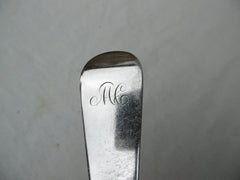 1810 very heavy Georgian Scottish provincial spoon by David Gray Dumfries 77g