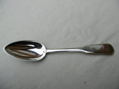1810 fine heavy Georgian Scottish provincial tablespoon by David Manson Dundee 64g