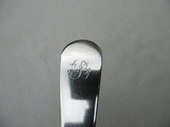 1810 fine heavy Georgian Scottish provincial tablespoon by David Manson Dundee 64g