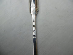 1800 fine Scottish Marrow scoop by William Robertson with rare Clan Sydserf crest 43g