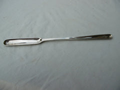 1800 fine Scottish Marrow scoop by William Robertson with rare Clan Sydserf crest 43g
