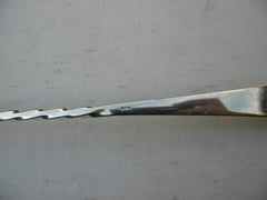 1755 rare George 11 Scottish soup ladle with twisted handle by Lothian & Robertson