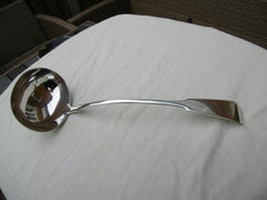 1820 rare Scottish provincial Inverness large soup ladle by Jamieson and Naughton 215g