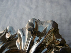 1754 very rare set of 3 Newcastle George 11 silver butter shells 316g