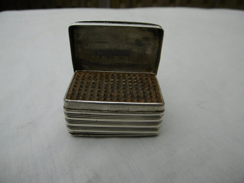 1850 fine rare Victorian Nutmeg grater by Nathaniel Mills