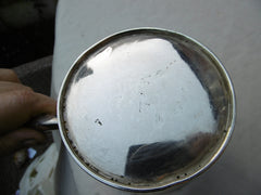 1720 very rare Plymouth provincial silver brandy pan by Samuel Blatchford 195 grams