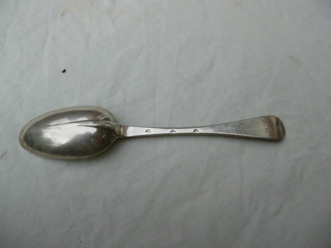 1730 interesting early 18th century provincial rat tail tablespoon possibly Micon Melvin Exeter