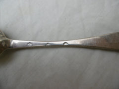 1730 interesting early 18th century provincial rat tail tablespoon possibly Micon Melvin Exeter