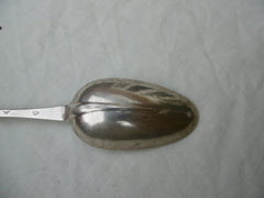 1730 interesting early 18th century provincial rat tail tablespoon possibly Micon Melvin Exeter