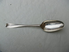 1730 interesting early 18th century provincial rat tail tablespoon possibly Micon Melvin Exeter
