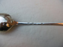 1790 rare Scottish provincial basting spoon possibly William Simpson of Banff 30cms long