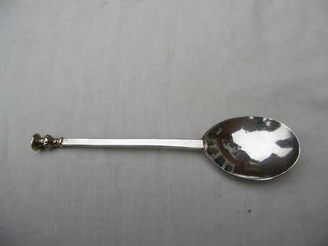 1640 fine rare Exeter silver seal top spoon 42g