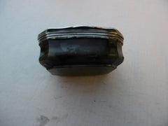 1740 large Georgian silver and Agate snuff box with Tavern scene.